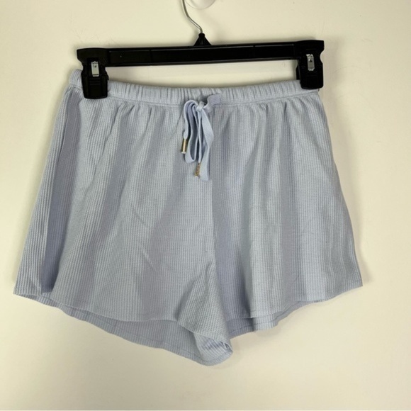 Honeydew Pajama Set Shorts Womens Blue Waffle Long Sleeve Size XS - Picture 2 of 7